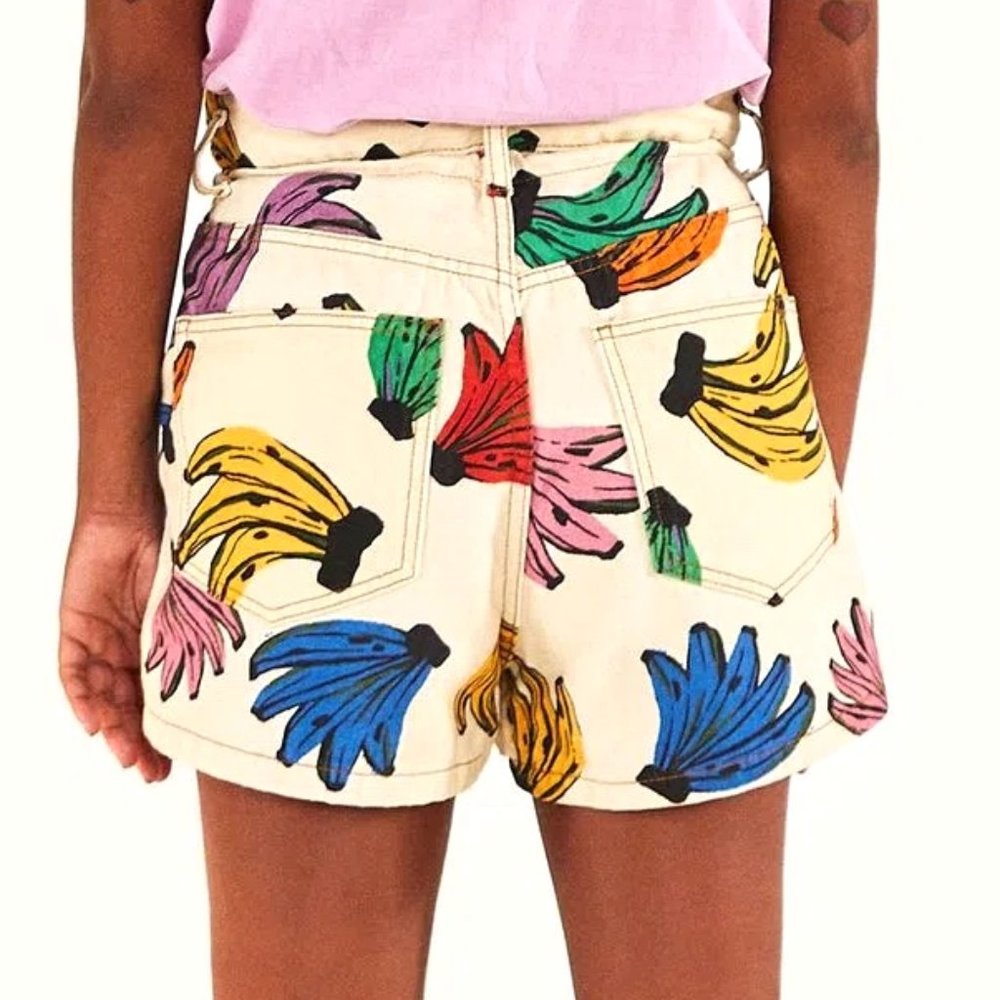 Farm Rio Banana Confetti Shorts - Picture 2 of 9